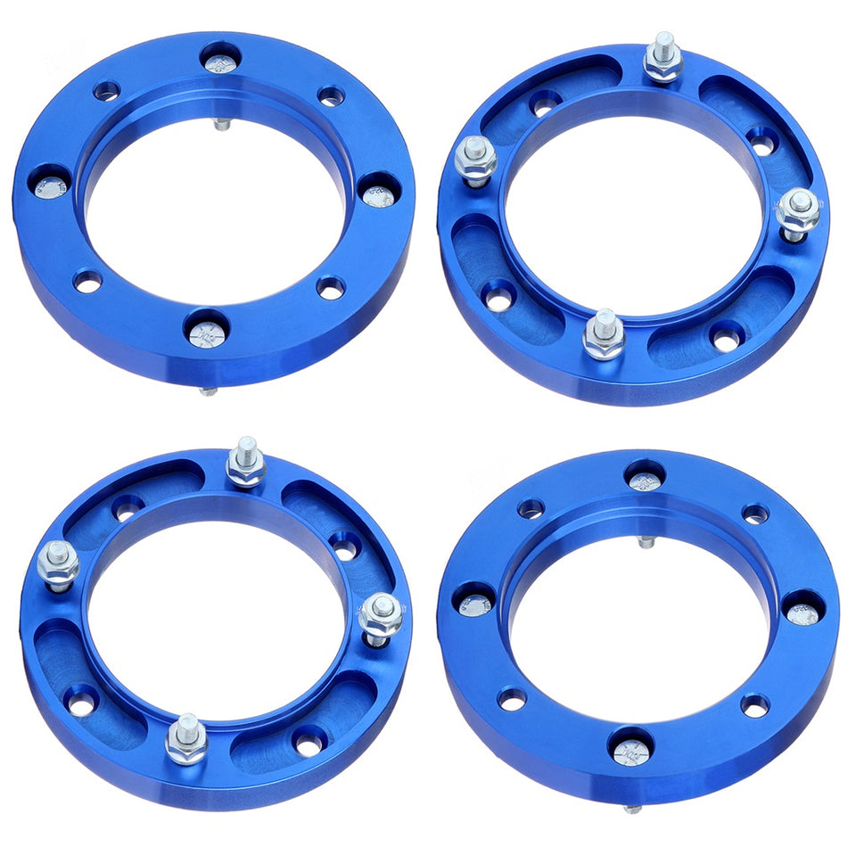 4Pcs 1 inch 4x156 4 Lug Blue Wheel Spacers For 08-10 Polaris Outlaw 450 06-07 Polaris Outlaw 500