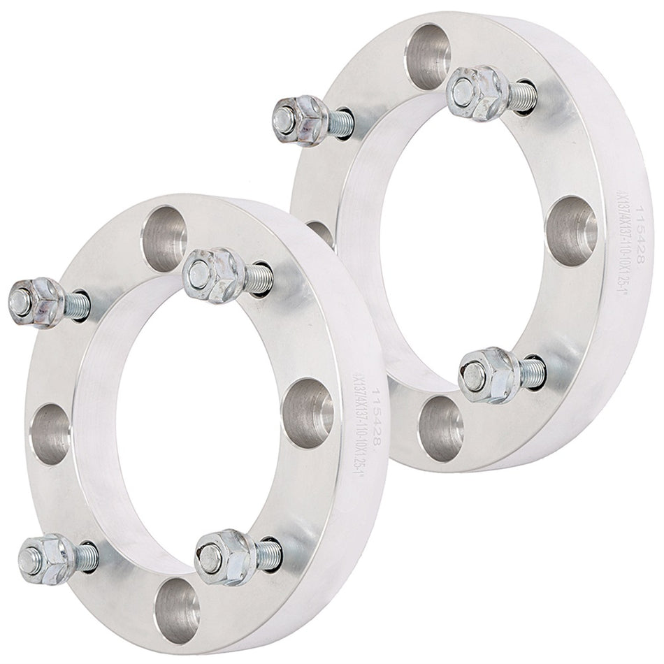 2Pcs 1 inch 4x137 4 Lug Wheel Spacers 96-99 Kawasaki Bayou 400 96-97 Kawasaki Mule 1000