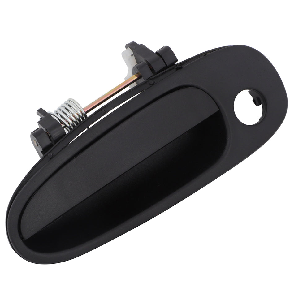 2Pcs Exterior Door Handles 93-97 Geo Prizm Toyota Corolla Front Left Side Black