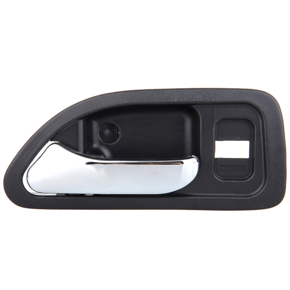 2Pcs 1994-1997 Honda Accord Interior Door Handles Front Left Chrome Black