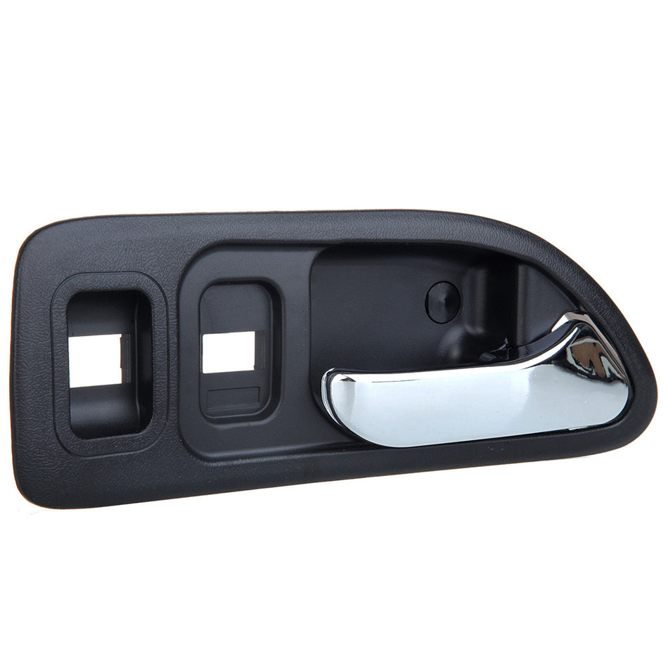 1994-1997 Honda Accord Interior Door Handle ChromeFront Right Side Black