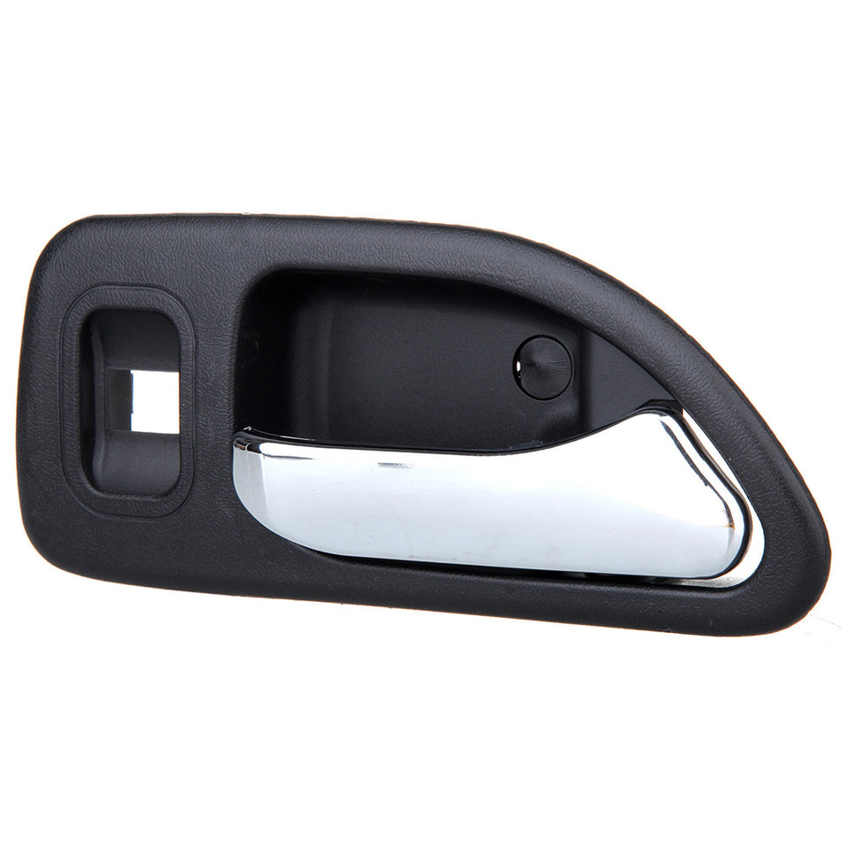 1994-1997 Honda Accord Interior Door Handle Chrome Rear Right Side Black