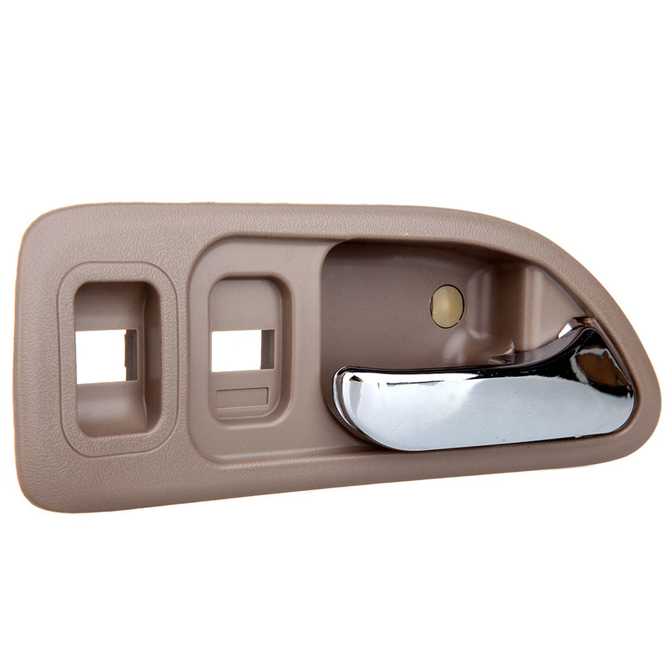 1994-1997 Honda Accord 1Pc Door Handle Chrome Beige Interior Front Right Side