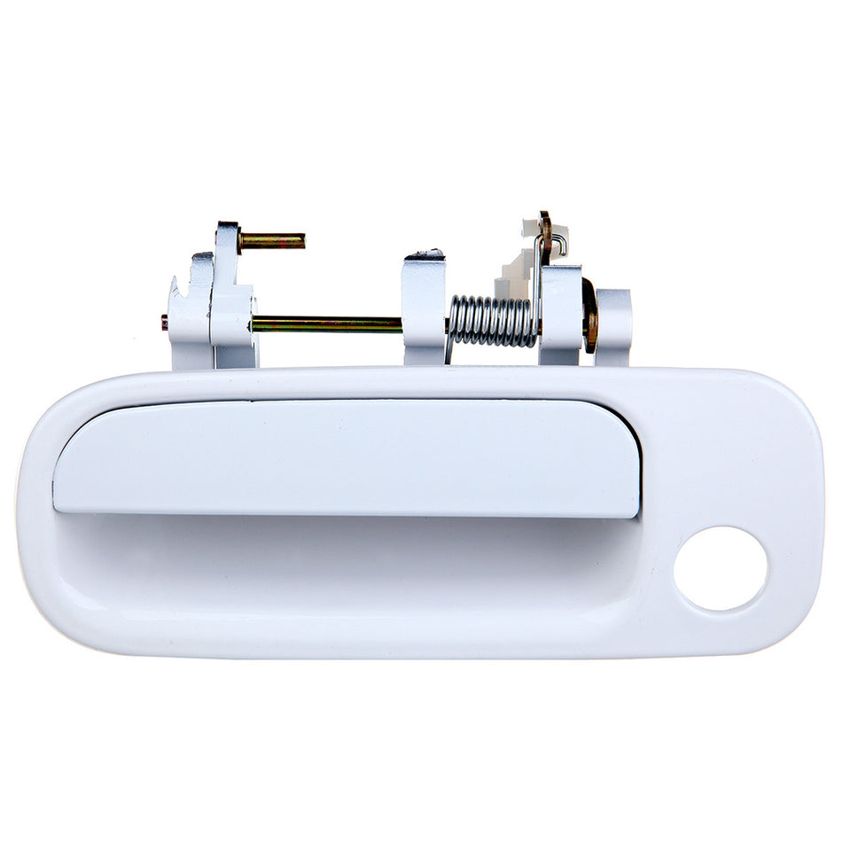 2Pcs 1992-96 Toyota Camry Door Handle Exterior Front Left Driver Side White