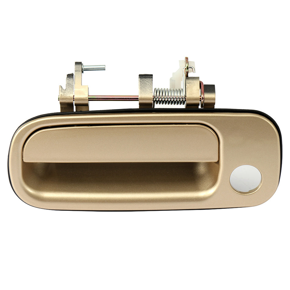 2Pcs 1992-1996 Toyota Camry Exterior Door Handle Front Left Side Gold