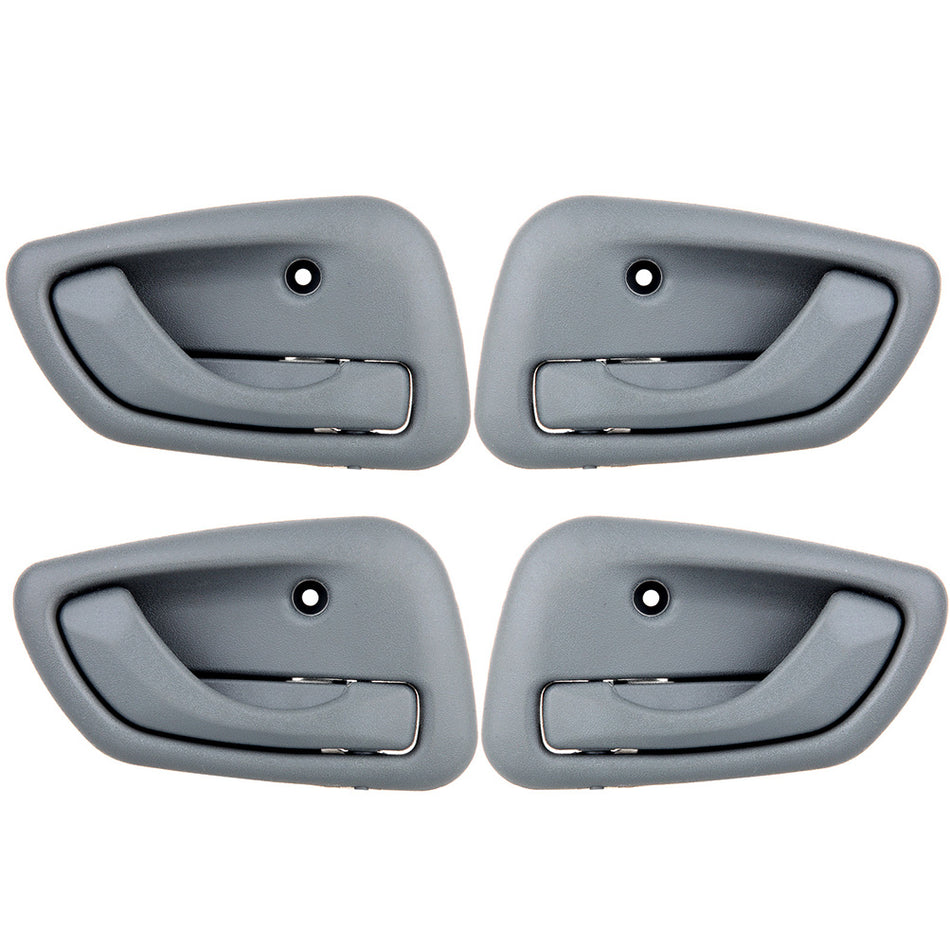 1999-2004 Chevrolet Tracker 4Pcs Door Handles Gray Interior Right Left Front Rear