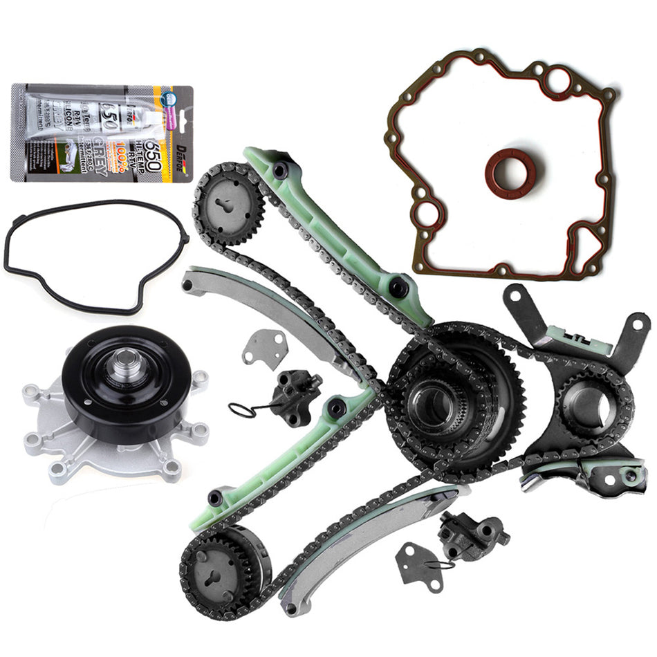 Timing Chain For 02-07 Dodge Dakota 03-08 Dodge Durango 4.7L Water Pump Kit Cover Gasket