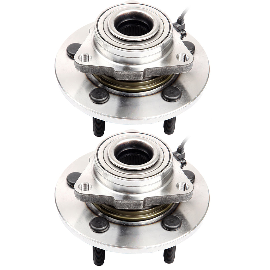 09-10 Dodge Ram 1500 2011 Ram 1500 Front Wheel Bearing & Hubs Set 5 Lug 2pcs