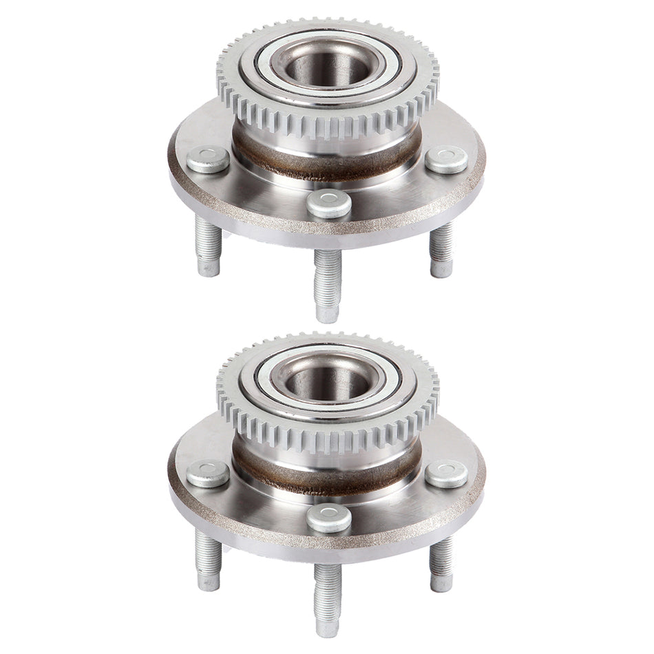 Front Wheel Bearing And Hubs For 05-07 Avanti Avant 05-14 Ford Mustang