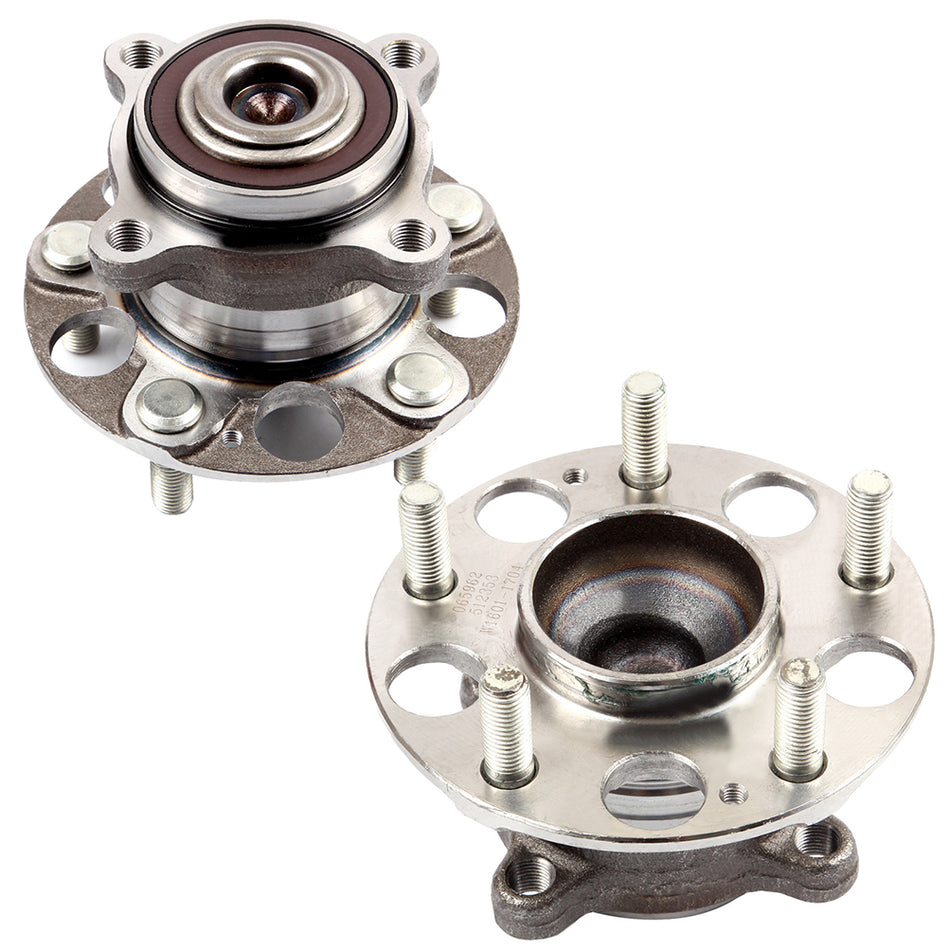 10-14 Acura TSx 08-12 Honda Accord 2 Pcs Driver Or Passenger Side Rear Wheel Bearing Hub