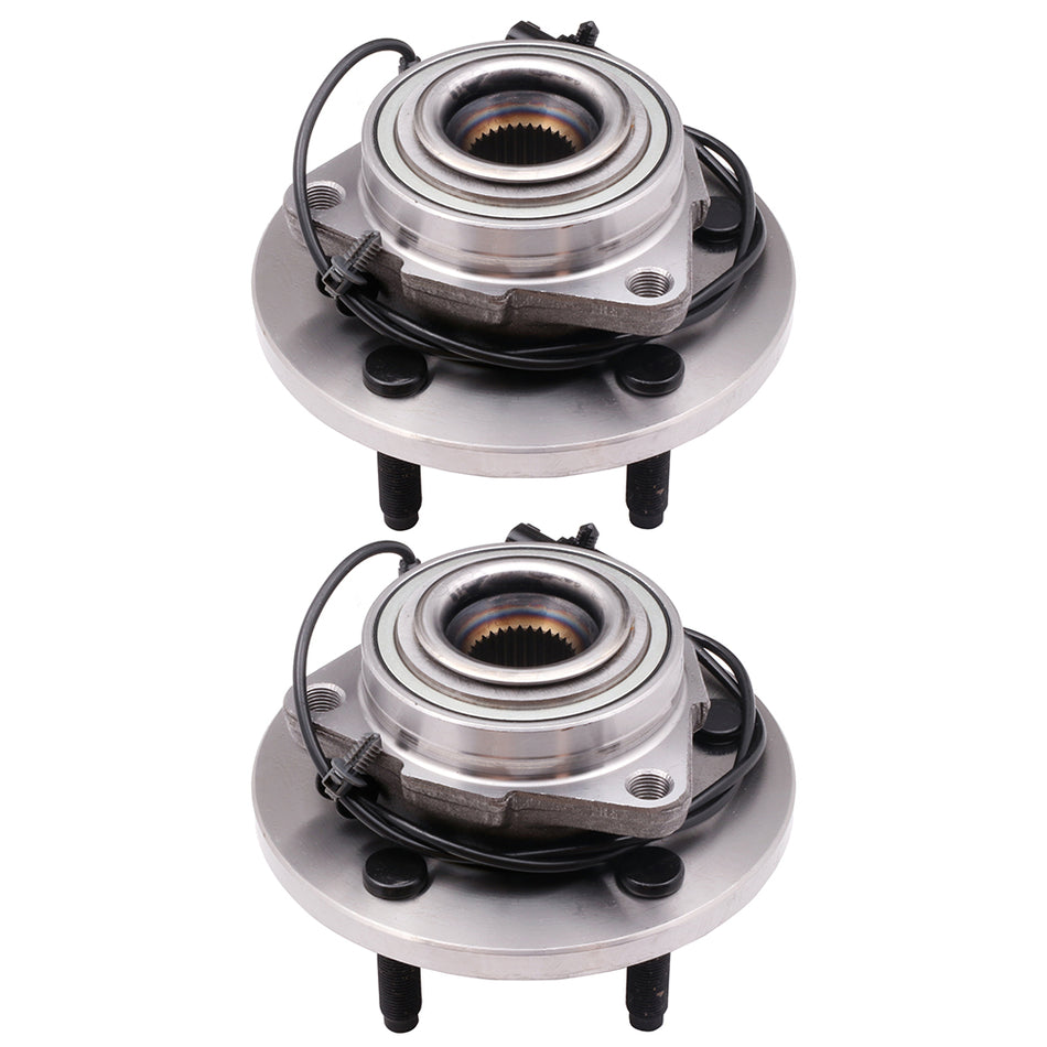 Front Wheel Bearing & Hub For 07-09 Chrysler Aspen 06-09 Dodge Durango