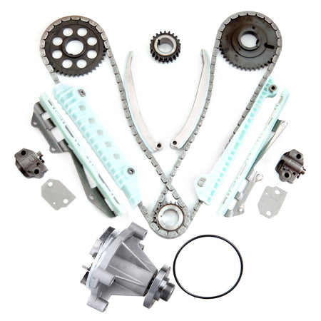 1997-2002 4.6L Ford Crown Victoria,1997-1999 Ford E-150 Econoline Timing Chain Water Pump Kit SOHC VIN 6 Only for Auto