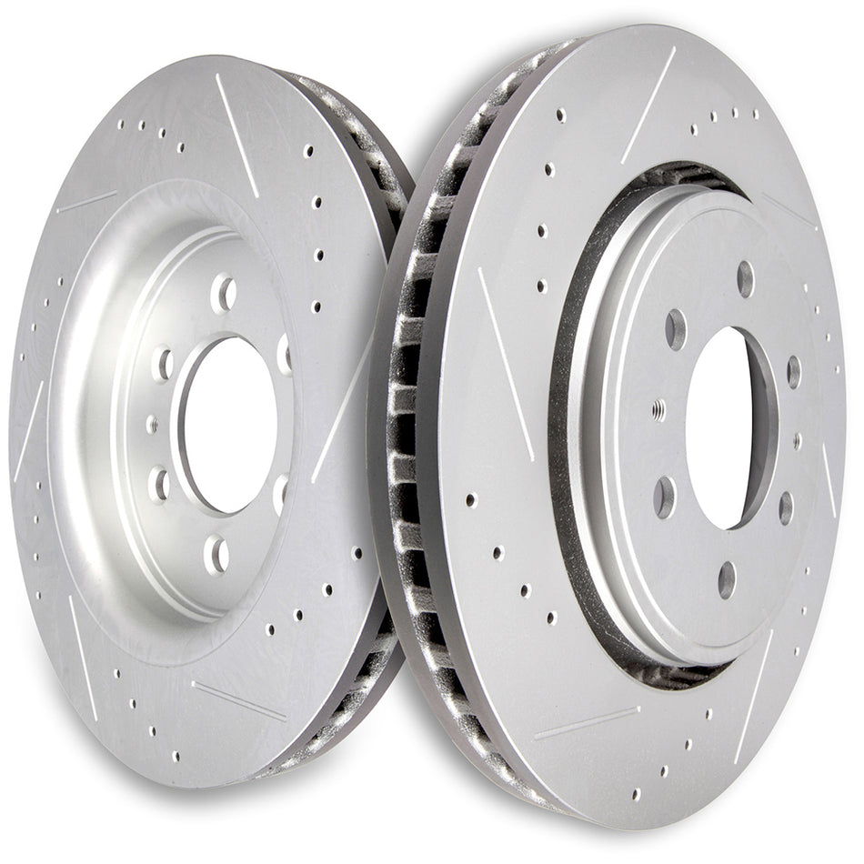 Brake Rotors For 07-21 Ford Expedition 10-20 Ford F-150 Front 349.25mm 6 Lugs 4 Pcs