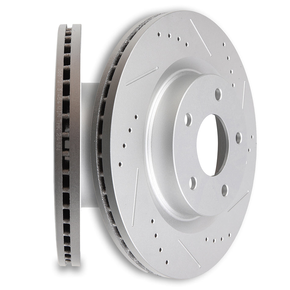 2007-2013 Nissan Altima Brake Discs Rotors Drilled Slotted Front 298.5mm 5 Lugs 2 Pcs