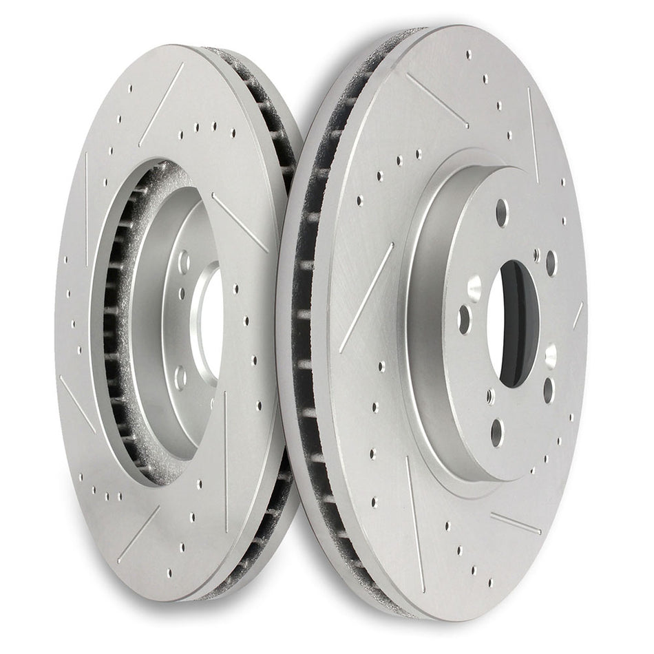 Front Brake Rotors 5 Lugs For 08-10 Honda Accord 09-14 Acura TSX