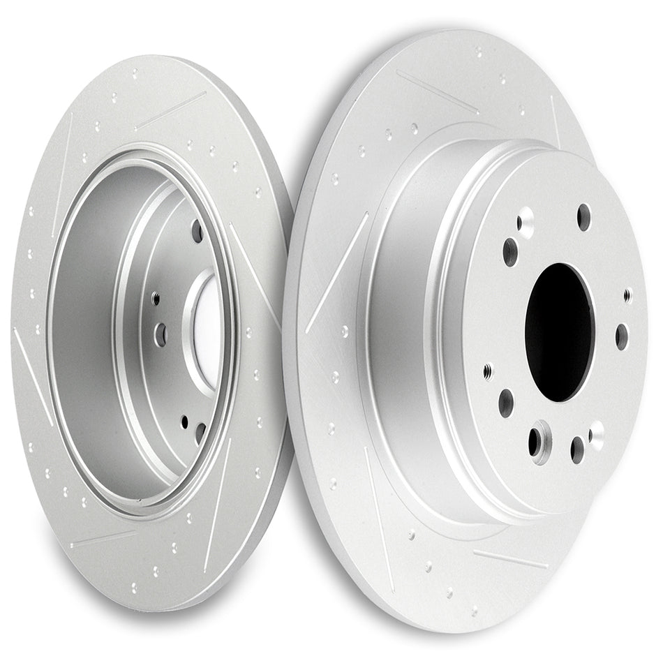 Rear Brake Rotors For 04-08 Acura TL 03-11 Honda Element