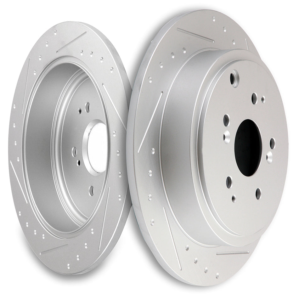 Brake Discs Rotors For 01-06 Acura MDX 03-08 Honda Pilot Rear 311.15mm 5 Lugs 2 Pcs