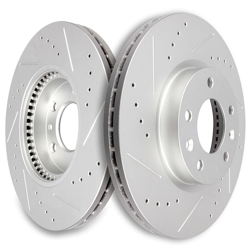 Brake Discs Rotors For 06-12 Ford Fusion 07-12 Lincoln MKZ Front 298.5mm 5 Lugs 2 Pcs