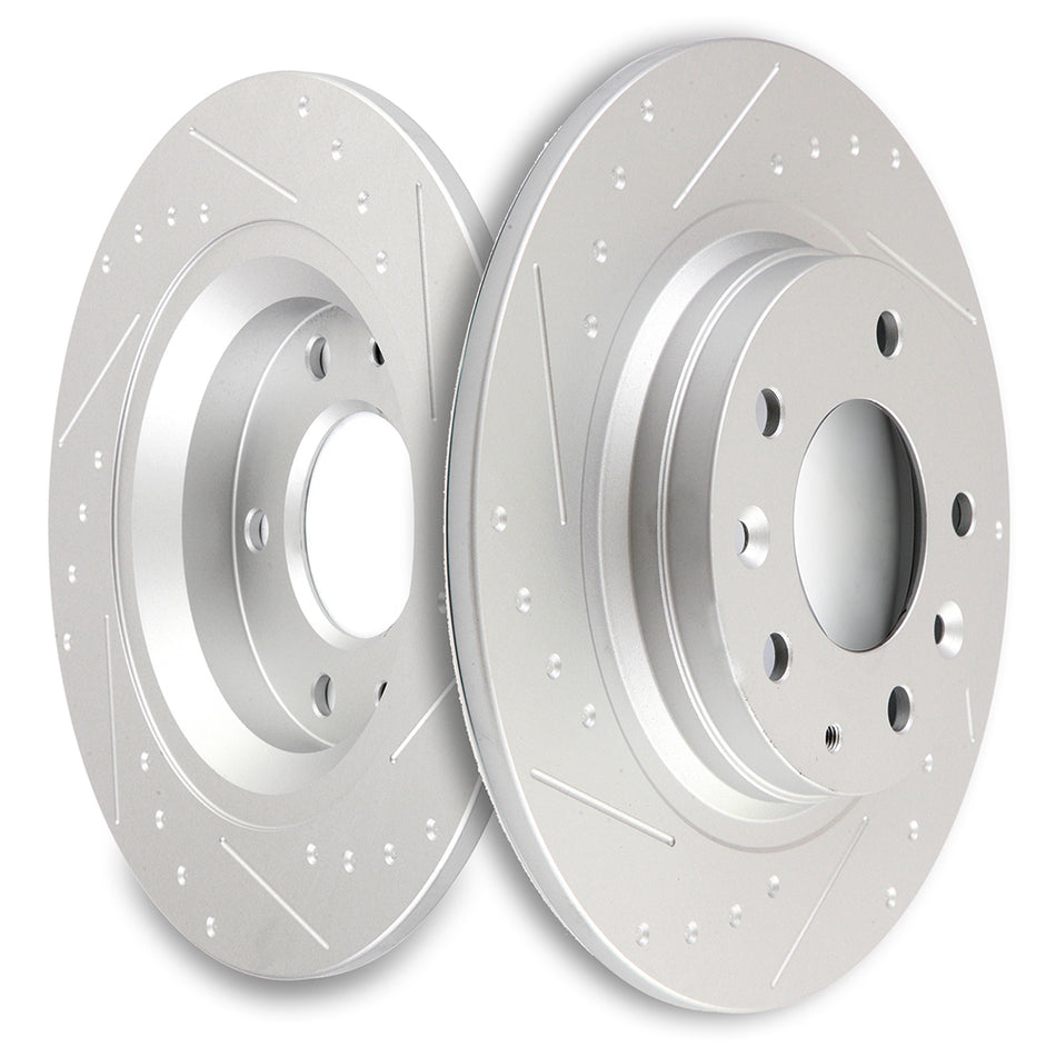 Rear 279.4mm 5 Lug Brake Rotors For 06-12 Ford Fusion 03-13 Mazda 6