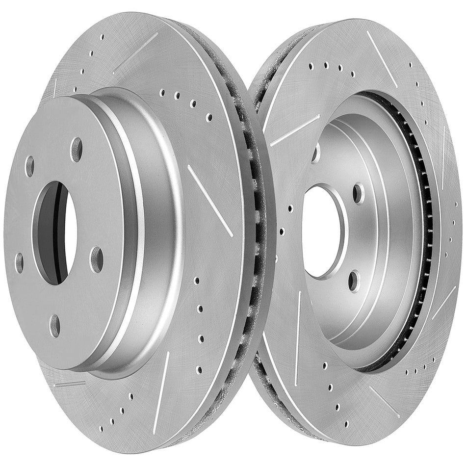 Front Brake Rotors For 04-09 Dodge Durango 11-18 Ram 1500