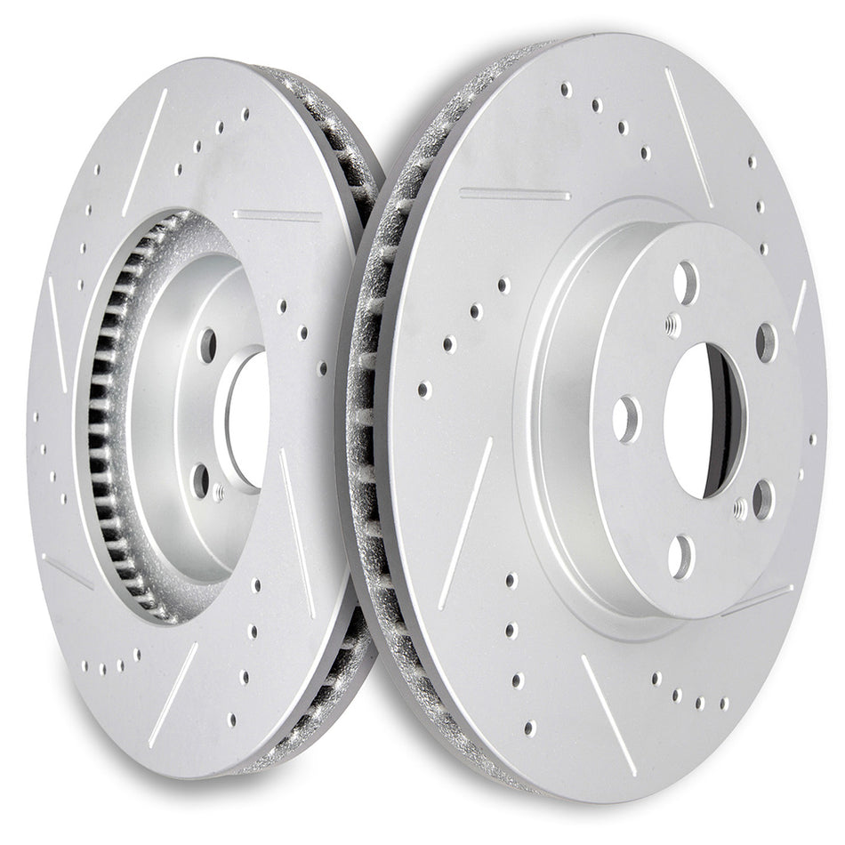 Front Brake Rotors 5 Lugs For 03-08 Toyota Corolla Pontiac Vibe 2010 Scion tC