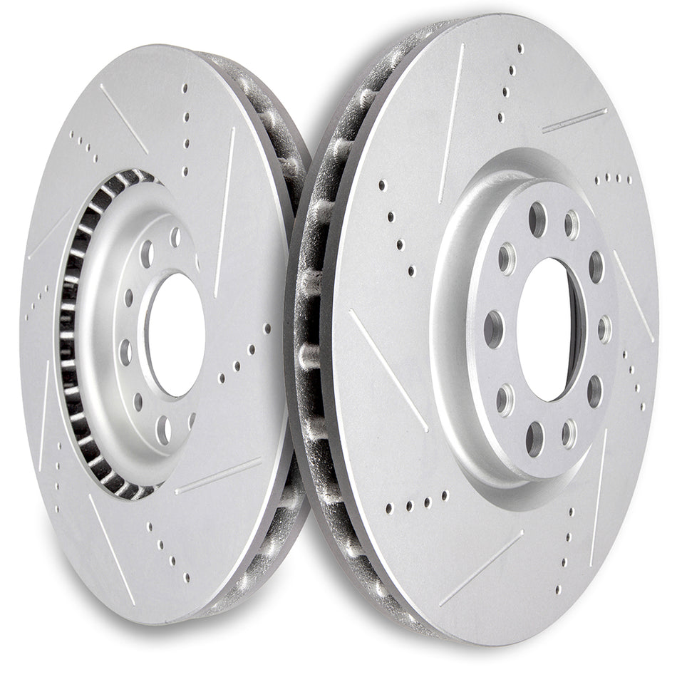 Front Drill & Slot Brake Rotor 13-16 Dodge Dart 15-16 Jeep Renegade