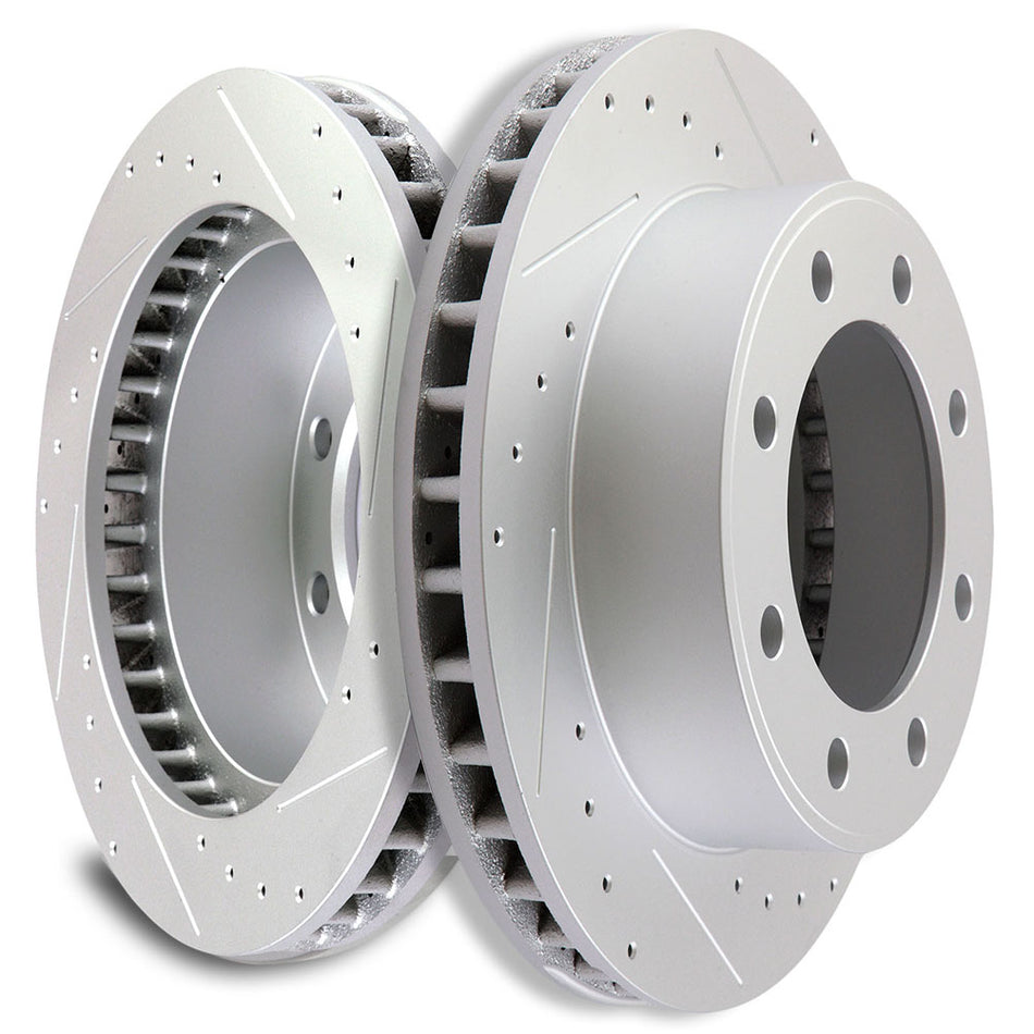 Brake Rotors 00-05 Ford Excursion 99-04 Ford F250/F350 Super Duty Front 330.2mm 8Lugs 2Pcs