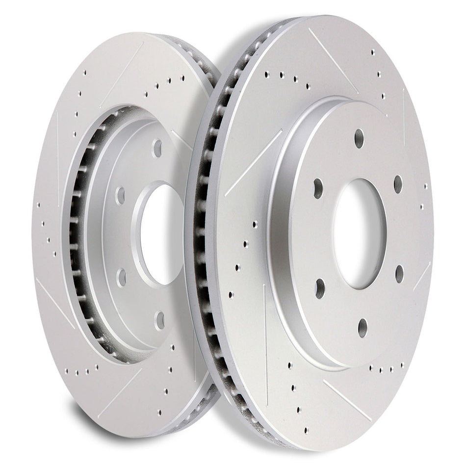 Brake Discs Rotors For 04-05 07 INFINITI QX56 2005 Nissan Armada Front 317.5mm 6 Lugs 2 Pcs