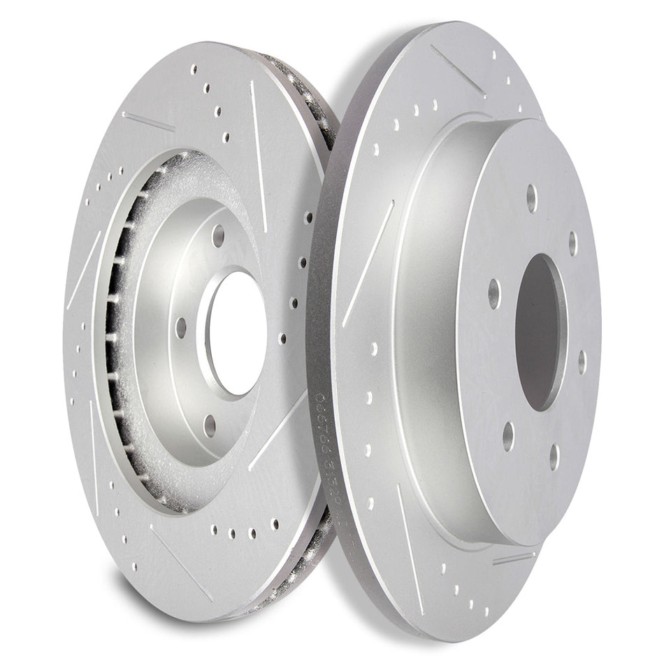 Brake Discs Rotors For 04-10 INFINITI QX56 05-15 Nissan Armada Rear 317.5mm 6 Lugs 2 Pcs