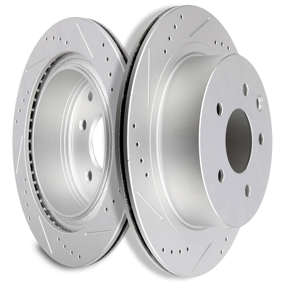 Rear Brake Rotors For 03-05 Infiniti G35 08-20 Nissan Rogue 292.1mm
