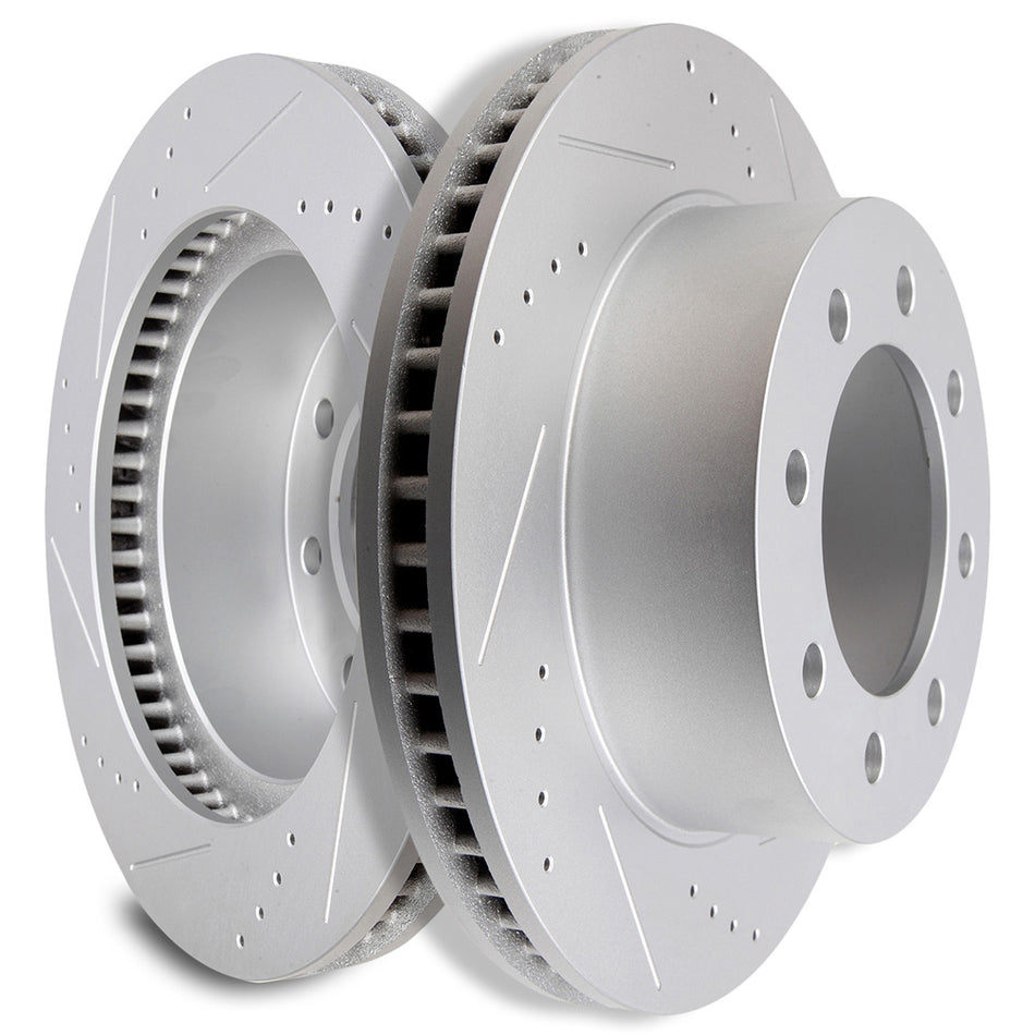 Brake Discs Rotors For 06-08 Dodge Ram 1500 03-08 Dodge Ram 2500 355.6mm 5 Lugs 2 Pcs