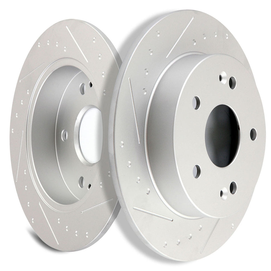 Rear Brake Rotors For 06-15 Honda Civic 97-01 Honda Prelude