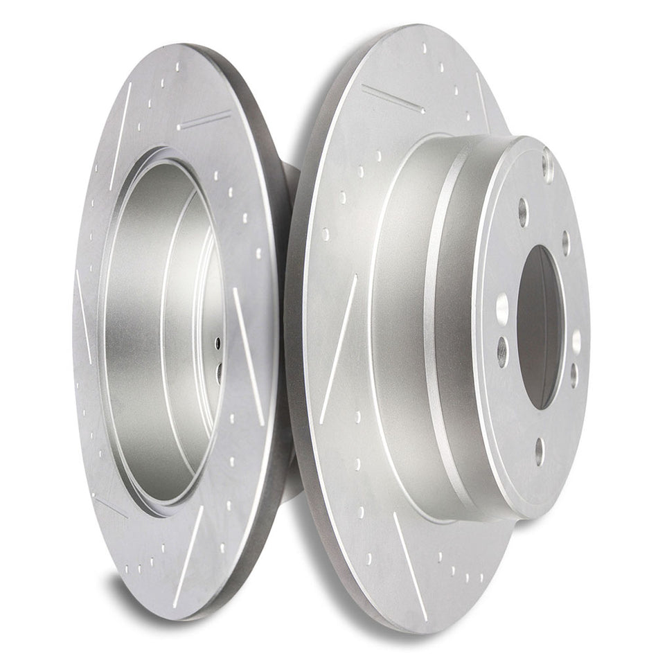 Brake Disc Rotors For 10-11 Hyundai Azera 06-10 Hyundai Sonata Rear 285.8mm 5 Lugs 2 Pcs