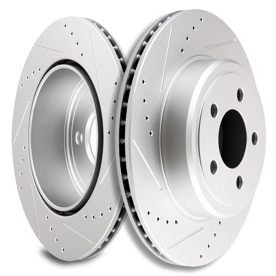 Rear Brake Rotors For 09-14 Dodge Challenger 06-14 Dodge Charger