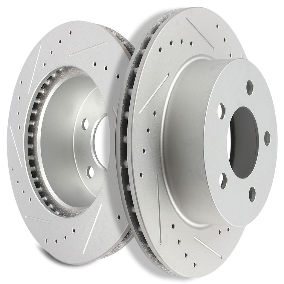 Front 279.4mm 5 Lug Brake Rotors For 90-99 Jeep Cherokee 93-98 Jeep Grand Cherokee