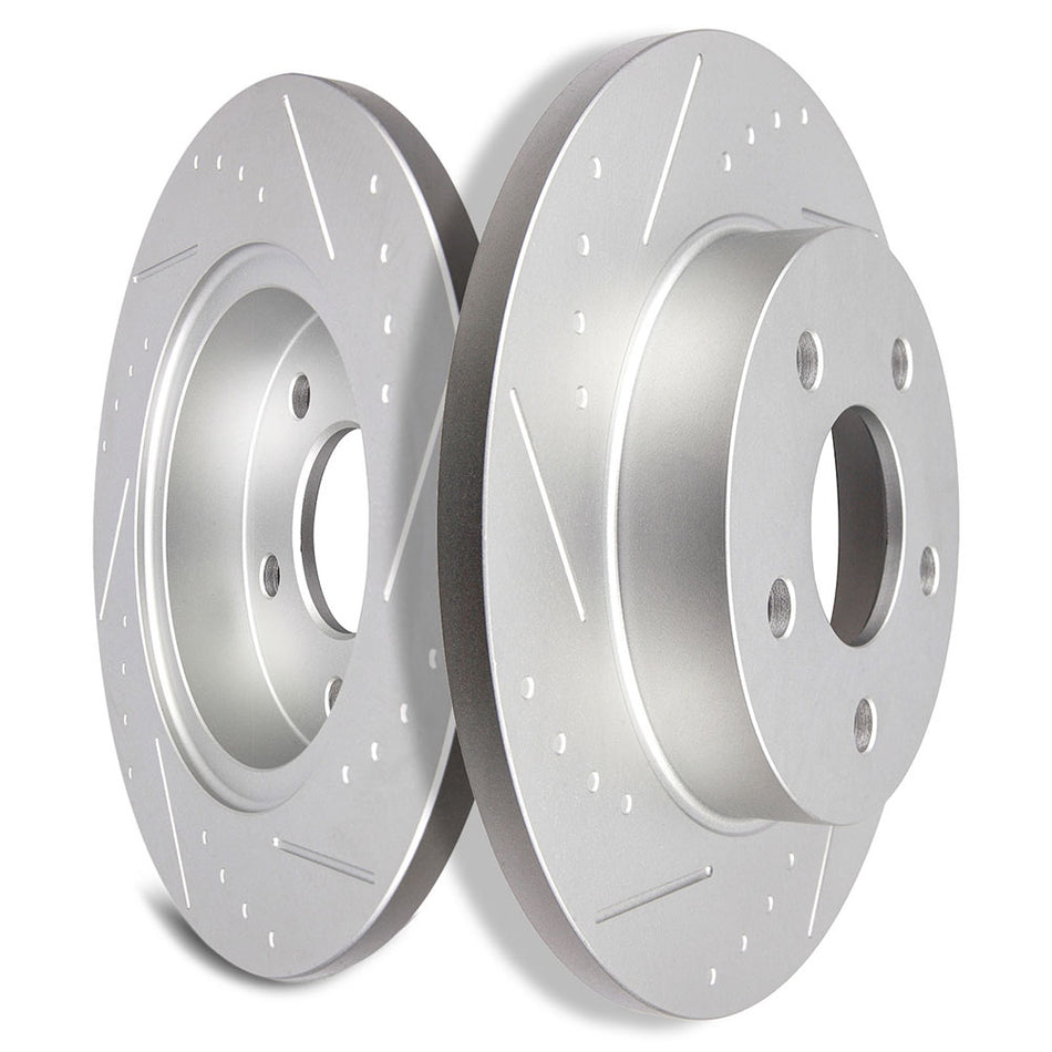 Brake Rotors Disc 05-10 Pontiac G6 07-09 Saturn Aura Rear 266.7mm 5Lugs 2Pcs