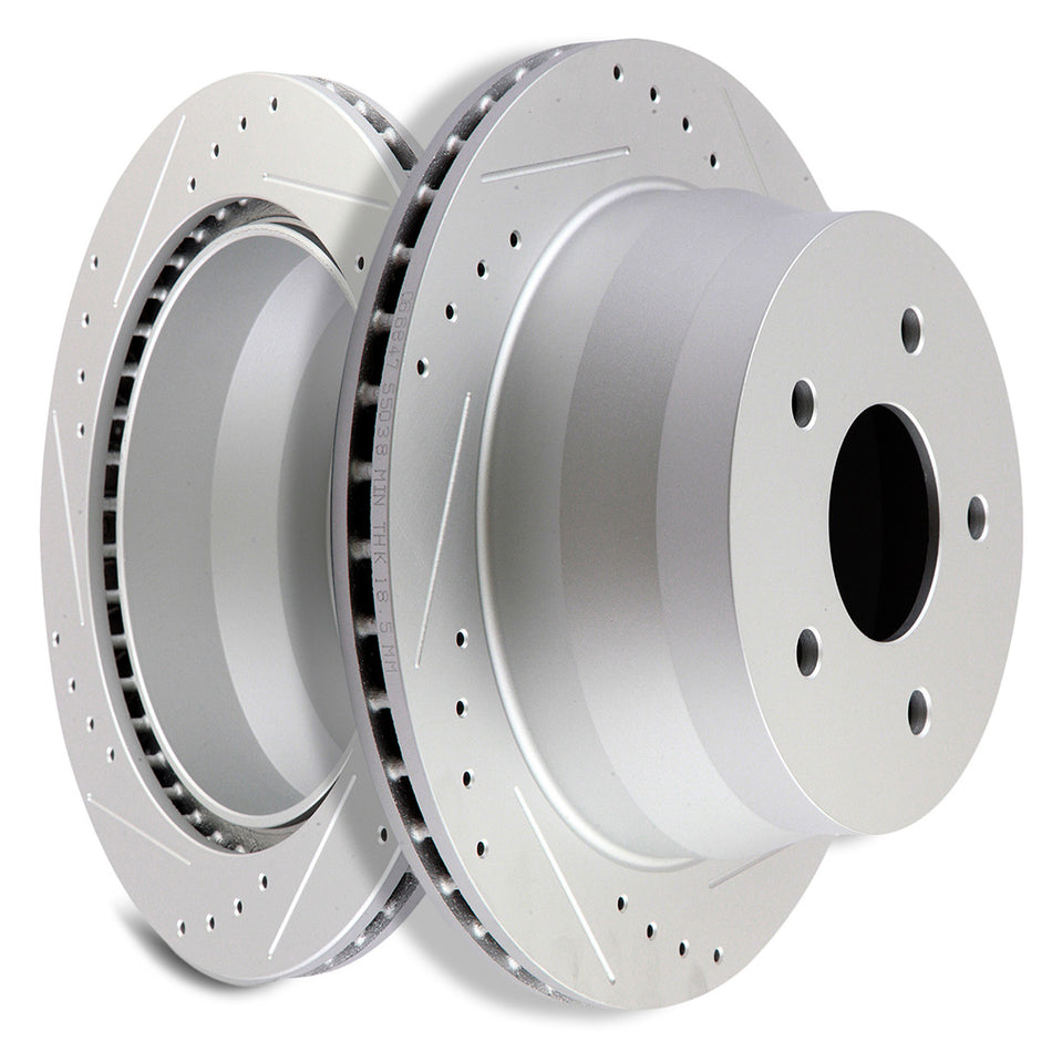 Brake Rotors 97-05 Chevrolet Blazer 97-05 GMC Jimmy Rear 292.1mm 5Lugs 2Pcs