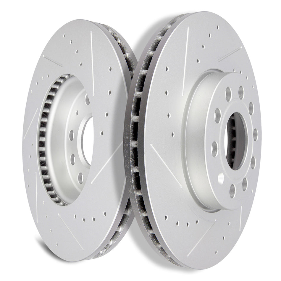 Front Brake Rotors For 09-13 Audi A3 12-19 Volkswagen Beetle