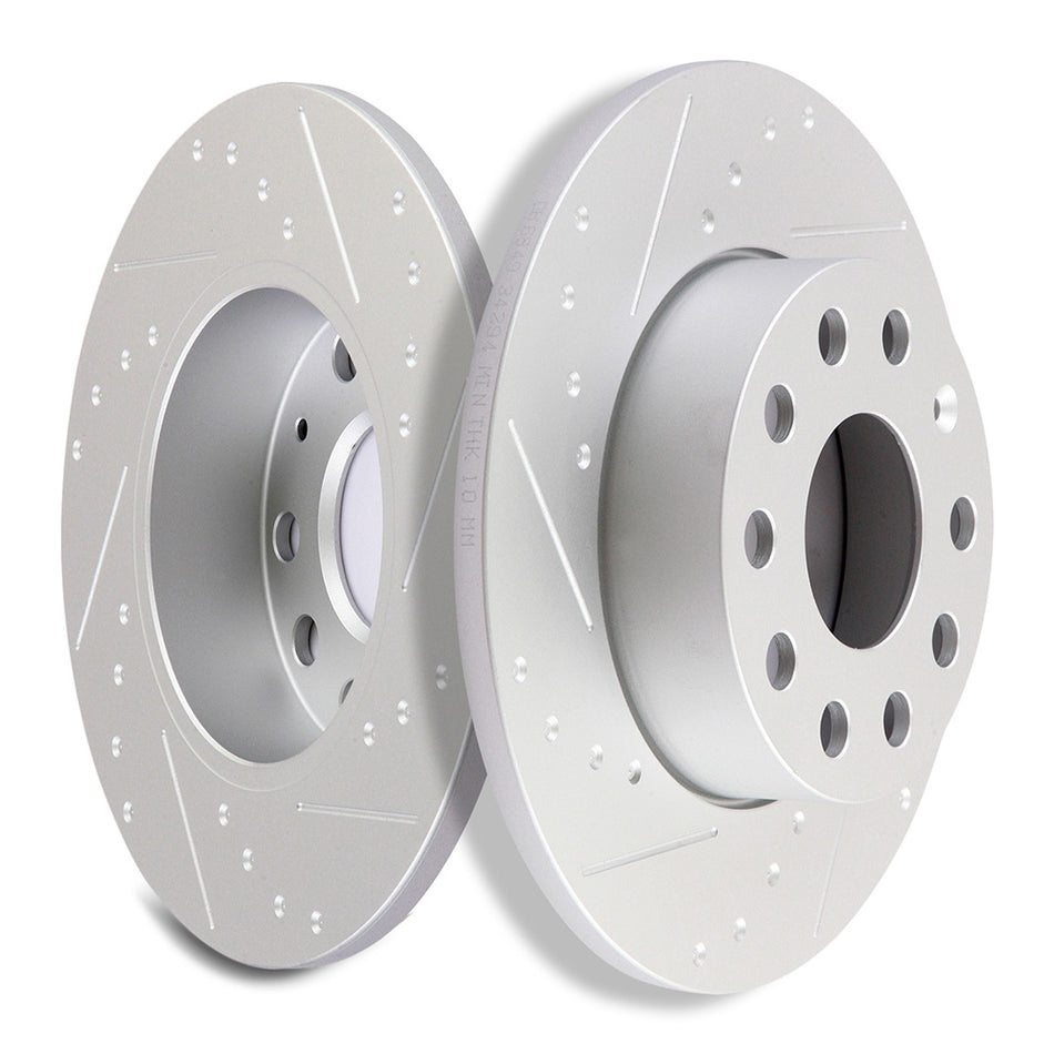 Brake Rotors For 2010-2012 VW Golf 2005-2010 VW Jetta Rear