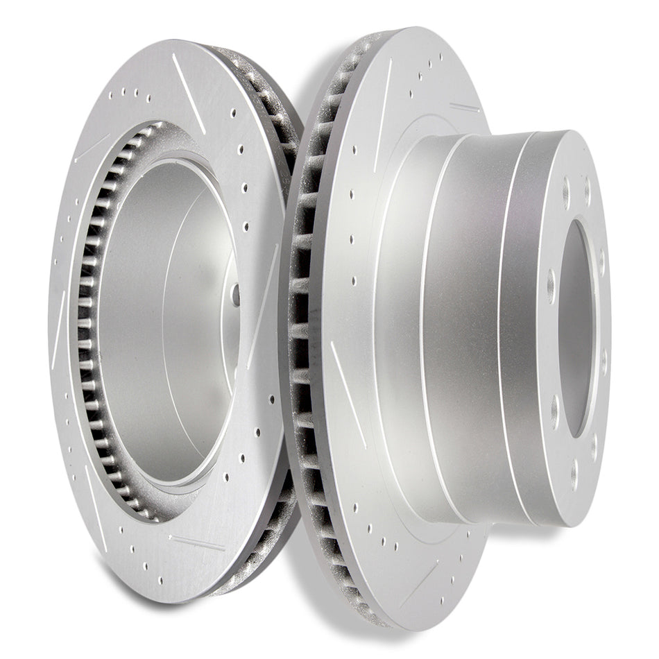 Brake Discs Rotors For 06-08 Dodge Ram 1500 03-08 Dodge Ram 2500 Rear 349.25mm 8 Lugs 2 Pcs
