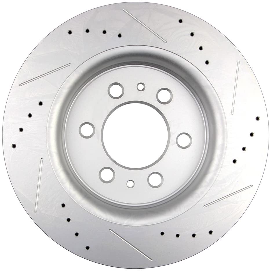 Ceramic Brake Pads And Rotors 08-20 Cadillac Escalade 05-18 GMC Sierra 1500 Front 349.3mm 6Lugs 6Pcs