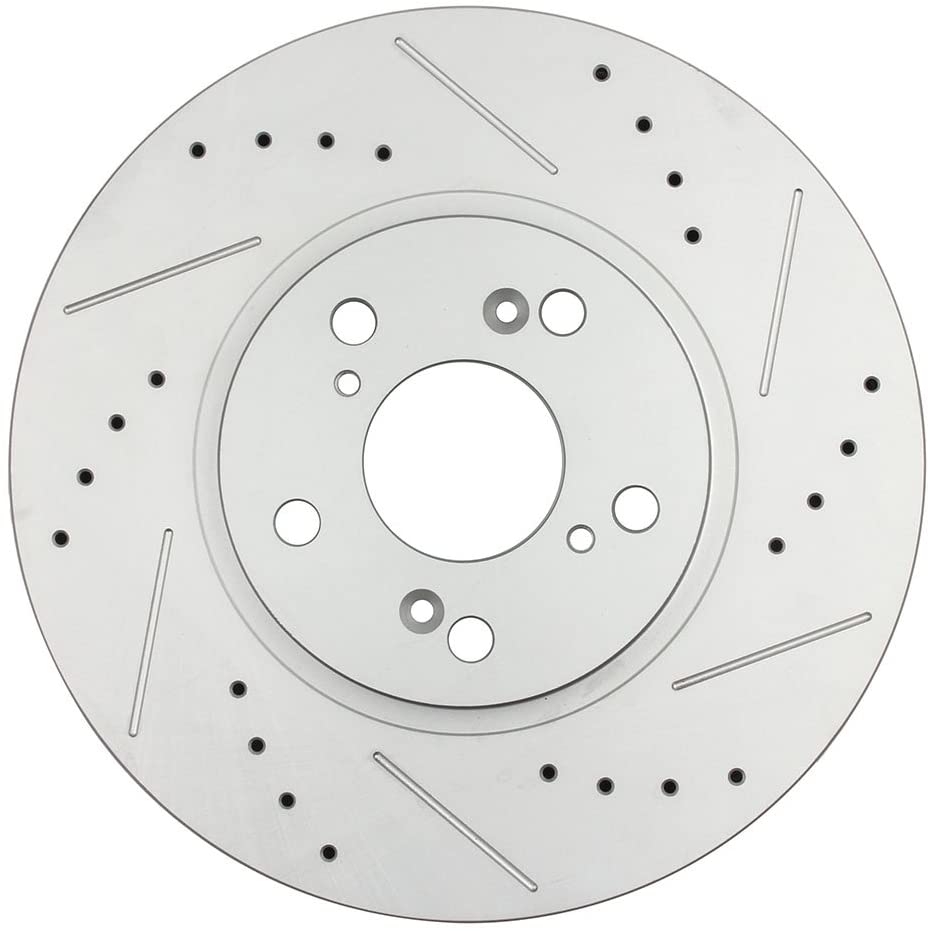 Ceramic Brake Pads And Rotors 09-10 Acura TSX 08-09 Honda Accord Front 298.4mm 5Lugs 6Pcs