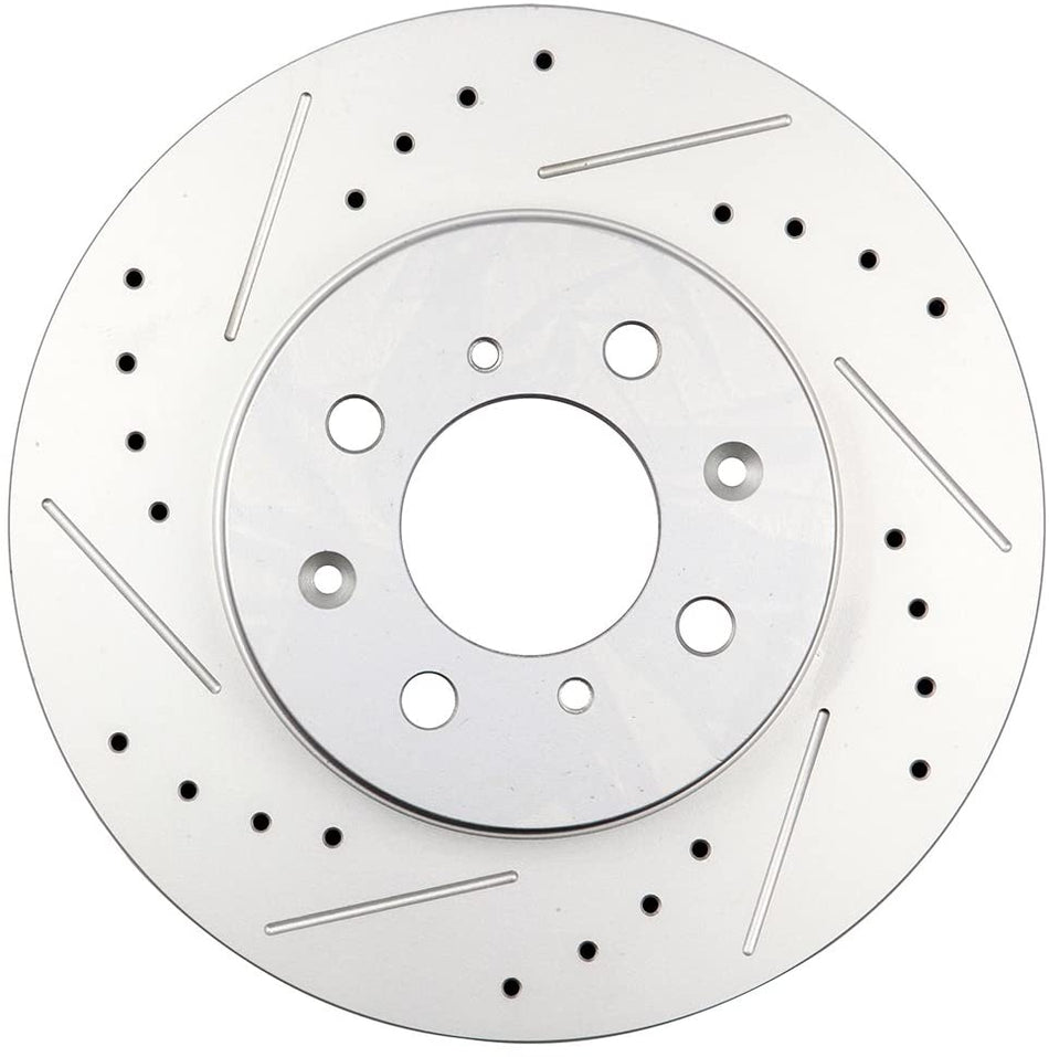 Brake Rotors Ceramic Pads 97-05 Acura EL 96-05 Honda Civic Front 260.3mm 4Lugs 6Pcs