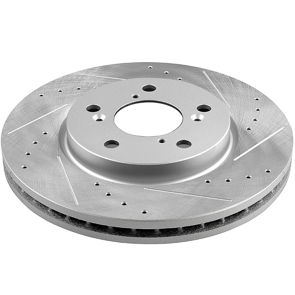 Brake Rotors Ceramic Pads 07-11 Honda CRV 05-10 Honda Odyssey Front 298.4mm 5Lugs 6Pcs