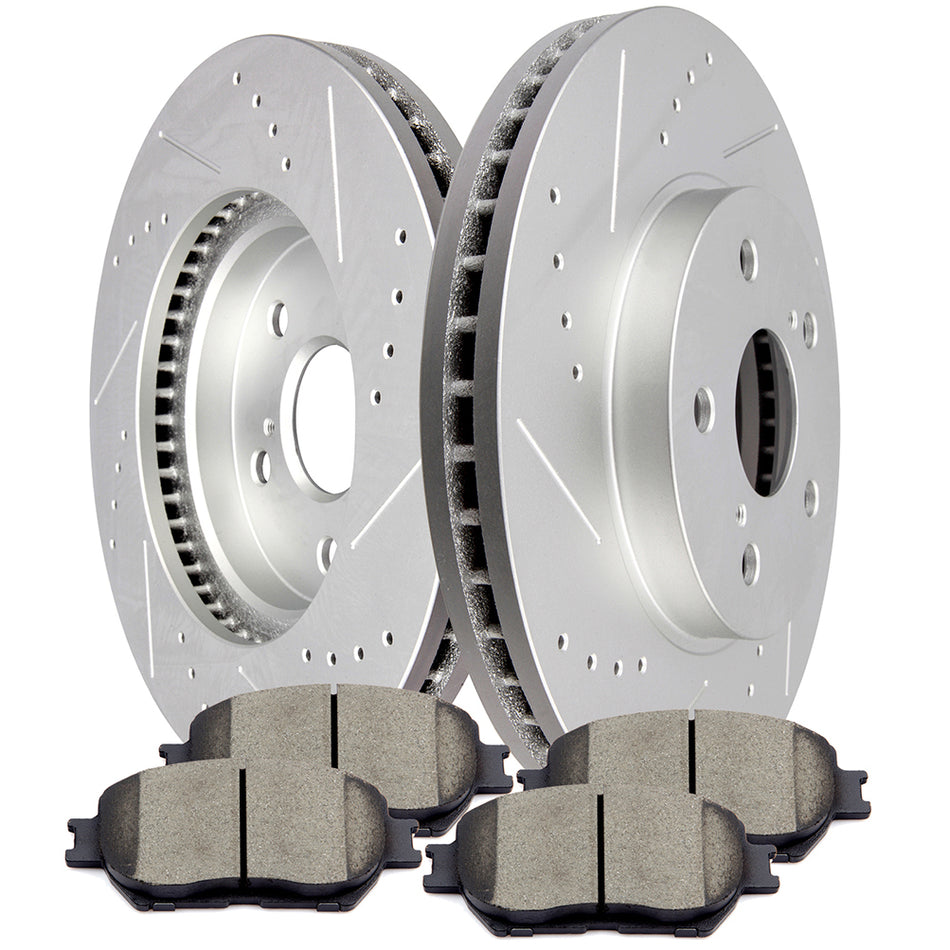 2009-2015 Lexus IS250 Ceramic Brake Pads And Rotors Front