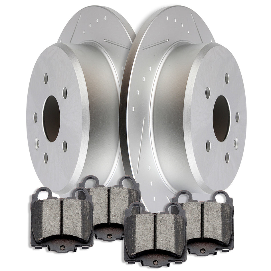 Rear Ceramic Brake Pads & Rotors For 98-05 Lexus GS300 01-05 Lexus IS300