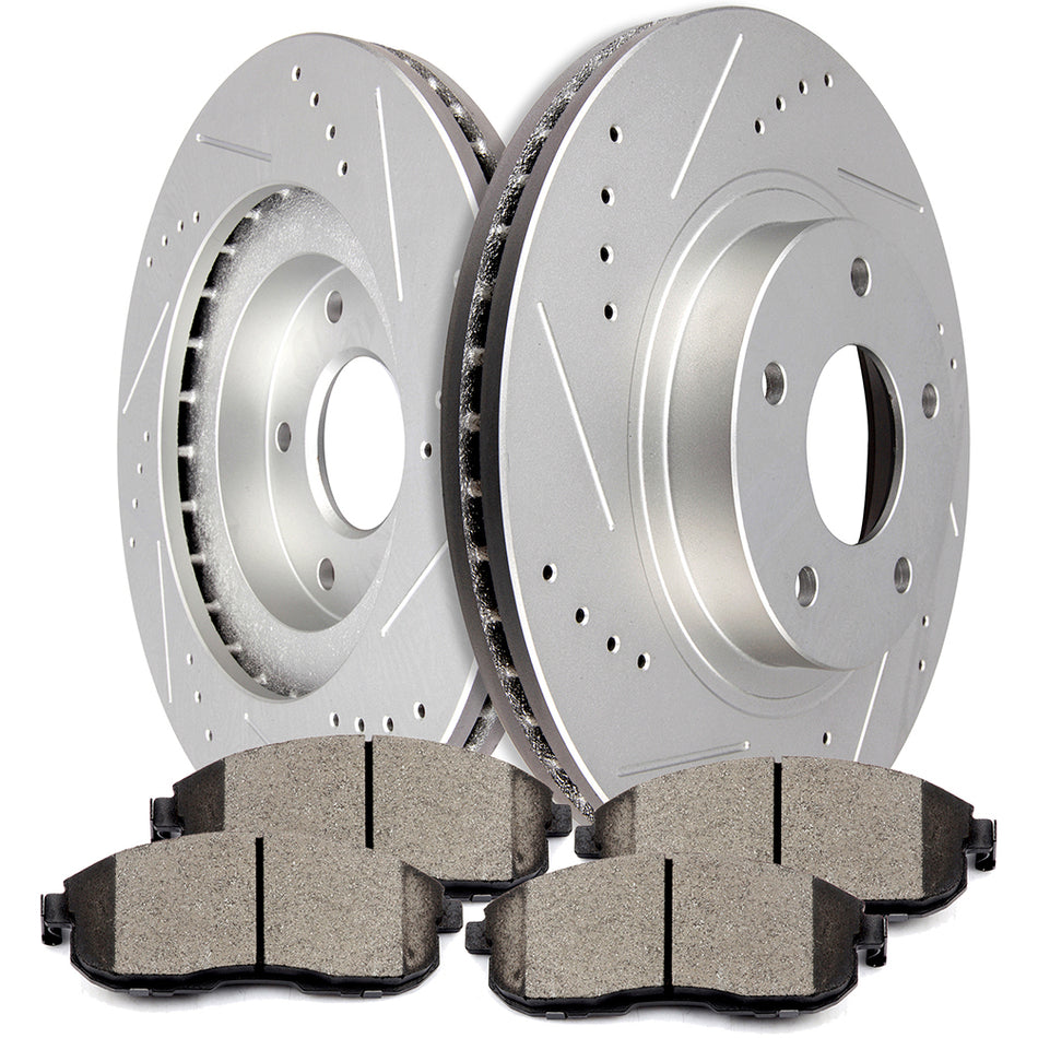 Ceramic Brake Pads And Rotors Nissan 02-06 Altima 02-03 Maxima Front