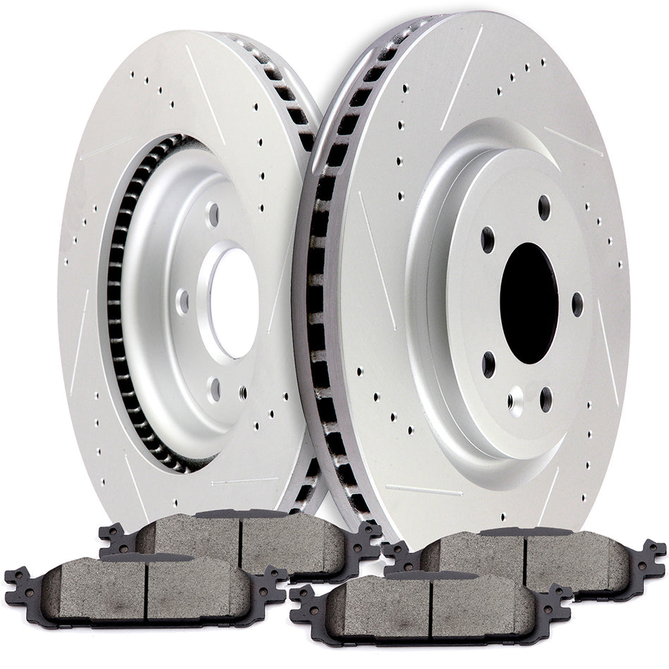 Ceramic Brake Pads And Rotors 02-06 Cadillac Escalade 11-19 Ford Explorer Front