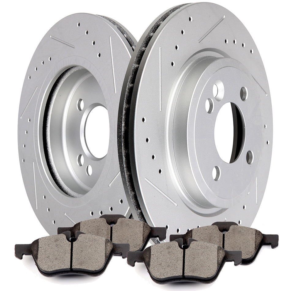 2002-2006 Mini Cooper Ceramic Brake Pads And Rotors Front