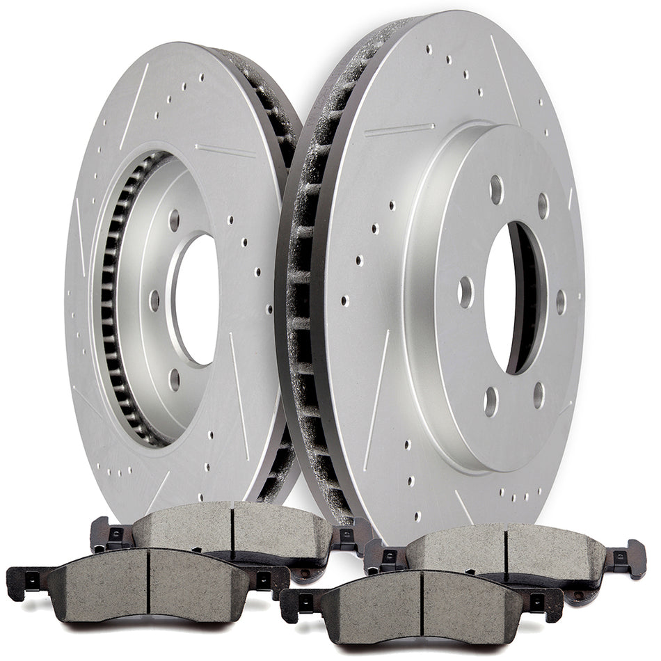 Brake Pads And Rotors 02-06 Ford Expedition Lincoln Navigator Front Ceramic